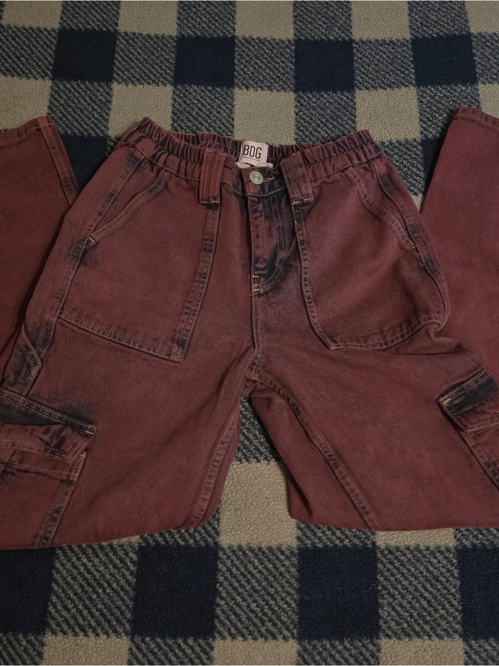 emo grunge cargo jeans by bdg